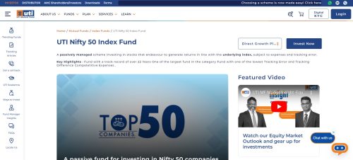 UTI Nifty 50 Index Fund